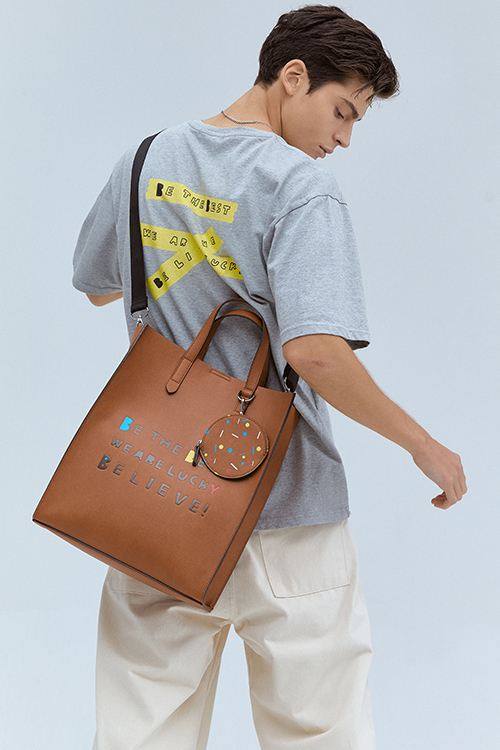 [BBYB X 권신홍] MARCE Unisex Tote Bag (Amber Brown)