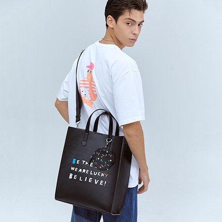 [BBYB X 권신홍] MARCE Unisex Tote Bag (Jade Black)