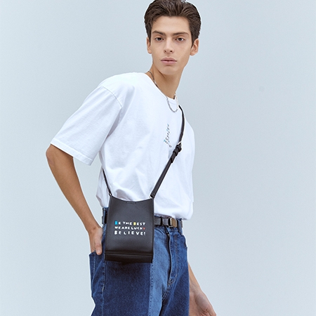 [BBYB X 권신홍] MARCE Unisex Mini Square Bag (Jade Black)