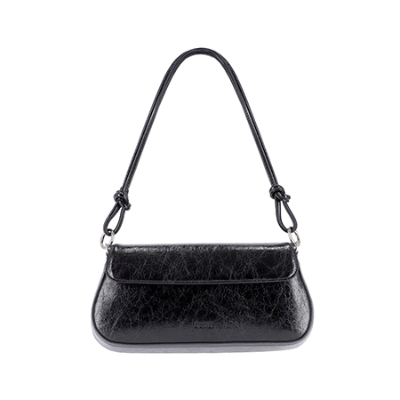 Lala Shoulder Bag (Crinkled Black)