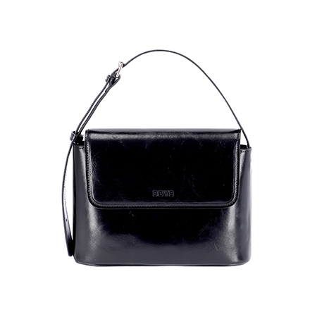 Ciel Shoulder Bag (Crinkled Black)