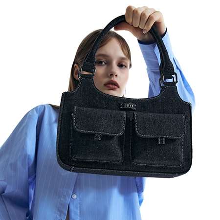 Linda Tote Bag (Denim Black)