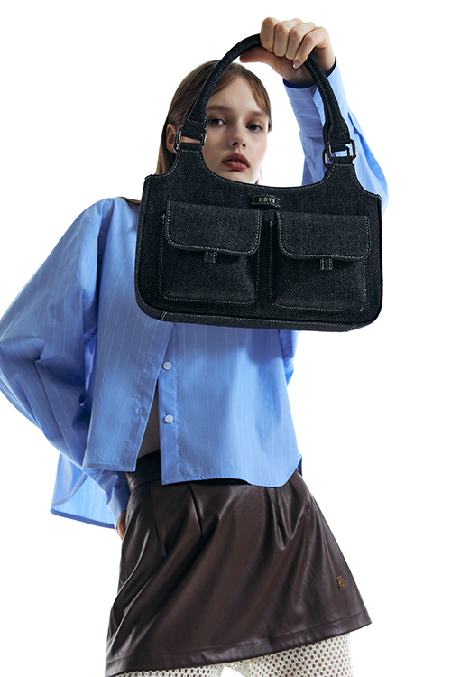 Linda Tote Bag (Denim Black)