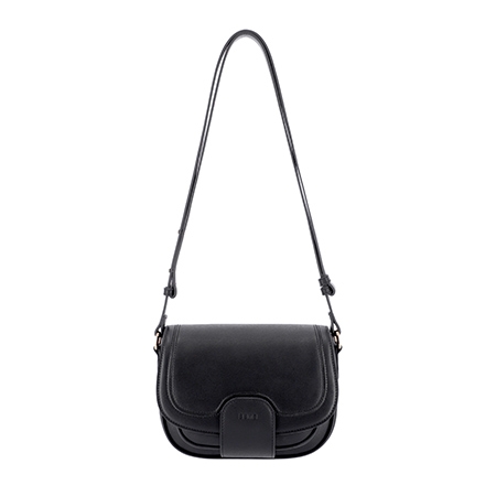 BEI Saddle Shoulder Bag (Black)