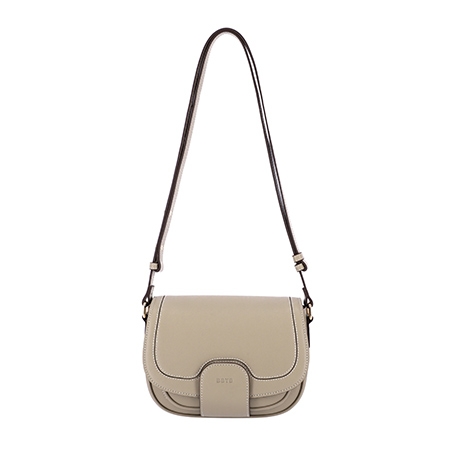 BEI Saddle Shoulder Bag (Grey Beige)