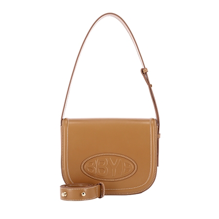 Pia Saddle Shoulder Bag (Camel)