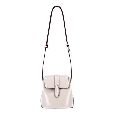 Ecor Mini Cross Bucket Bag (Ivory)