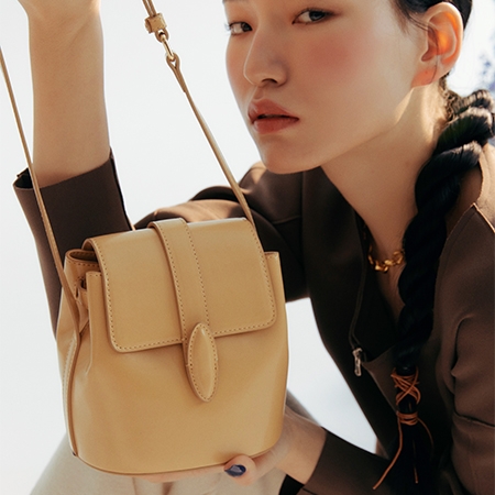 Ecor Mini Cross Bucket Bag (Mustard)