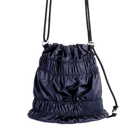 Bijou String Mini Cross Bag (Navy)