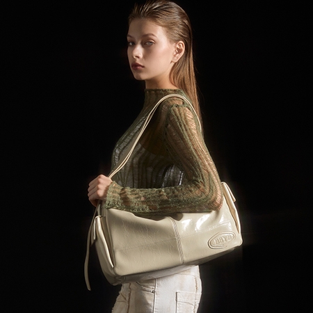 TOMO Messenger Cross Bag (Ivory)