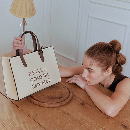 MARCE Half Tote Bag (Ivory)