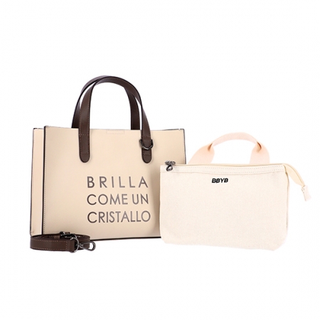 MARCE Half Tote Bag (Ivory)