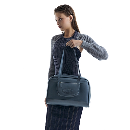 Lire Large Shoulder Bag (Smoke Blue)
