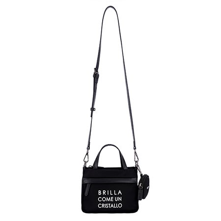 MARCE Nylon Mini Cross Bag (Black)