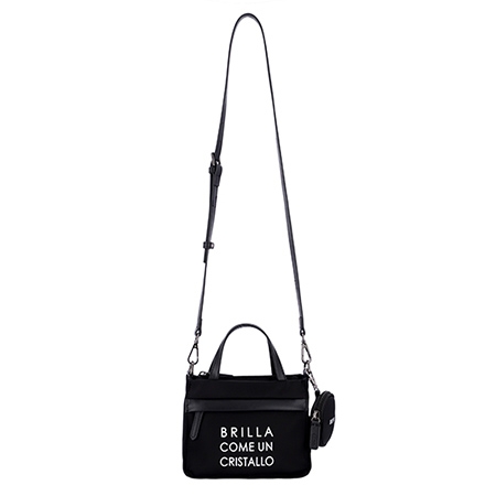MARCE Nylon Mini Cross Bag (Black)