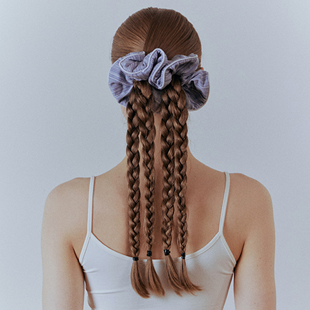 Noi Cotton Scrunchie (Blue)