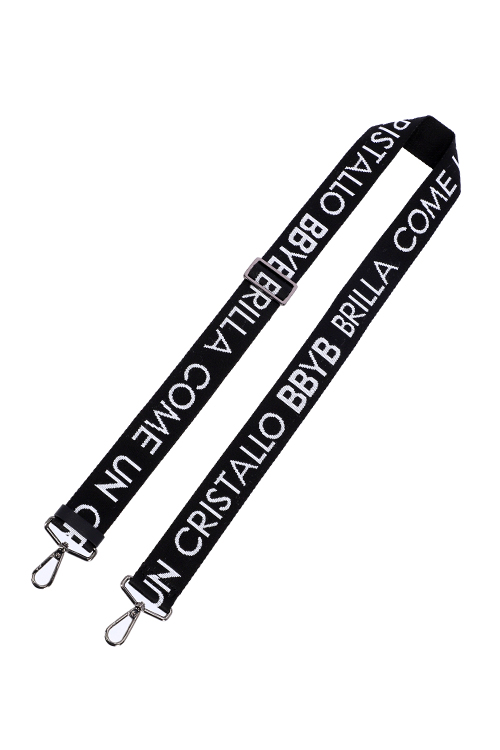 MARCE Lettering Webbing Strap (Black)