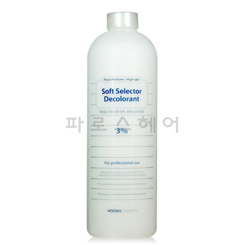 [우신] 소프트 셀렉터 산화제 3% 1000ml