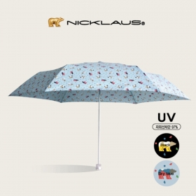 잭니클라우스3단 컬러베어초미니 우양산