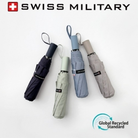 스위스밀리터리친환경 3단수동 우산(4칼라)