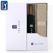 PGA3단완전자동 빈티지우드+130g 면사타올 세트