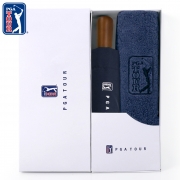 PGA3단완전자동 빈티지우드+190g 코마사 호텔타올 세트