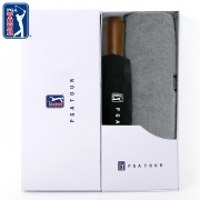 PGA3단완전자동 빈티지우드+260g 코마사 면사타올 세트