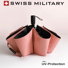 스위스밀리터리3단완전자동 밀키 암막 우양산(4칼라)