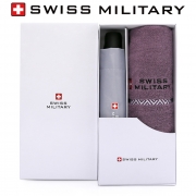 스위스밀리터리3단완전자동 밀키 암막 우양산+160g 면사타올 세트