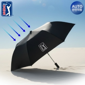 PGA2단완전자동 암막 우양산(2칼라)