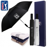 PGA2단완전자동 암막 우양산+130g 면사타올 세트