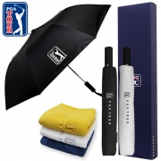 PGA2단완전자동 암막 우양산+170g 면사타올 세트