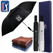 PGA2단완전자동 암막 우양산+170g 죽사타올 세트