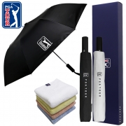 PGA2단완전자동 암막 우양산+180g 모달 면사타올 세트