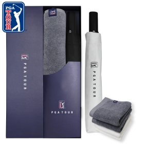 PGA2단완전자동 암막 우양산+260g 코마사 면사타올 세트