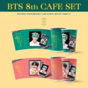 [#BTS] BTS 8th CAFE SET :: BTS 8th ANNIVERSARY CAFE EVENT KIT BY NUNA V - [ JP ]