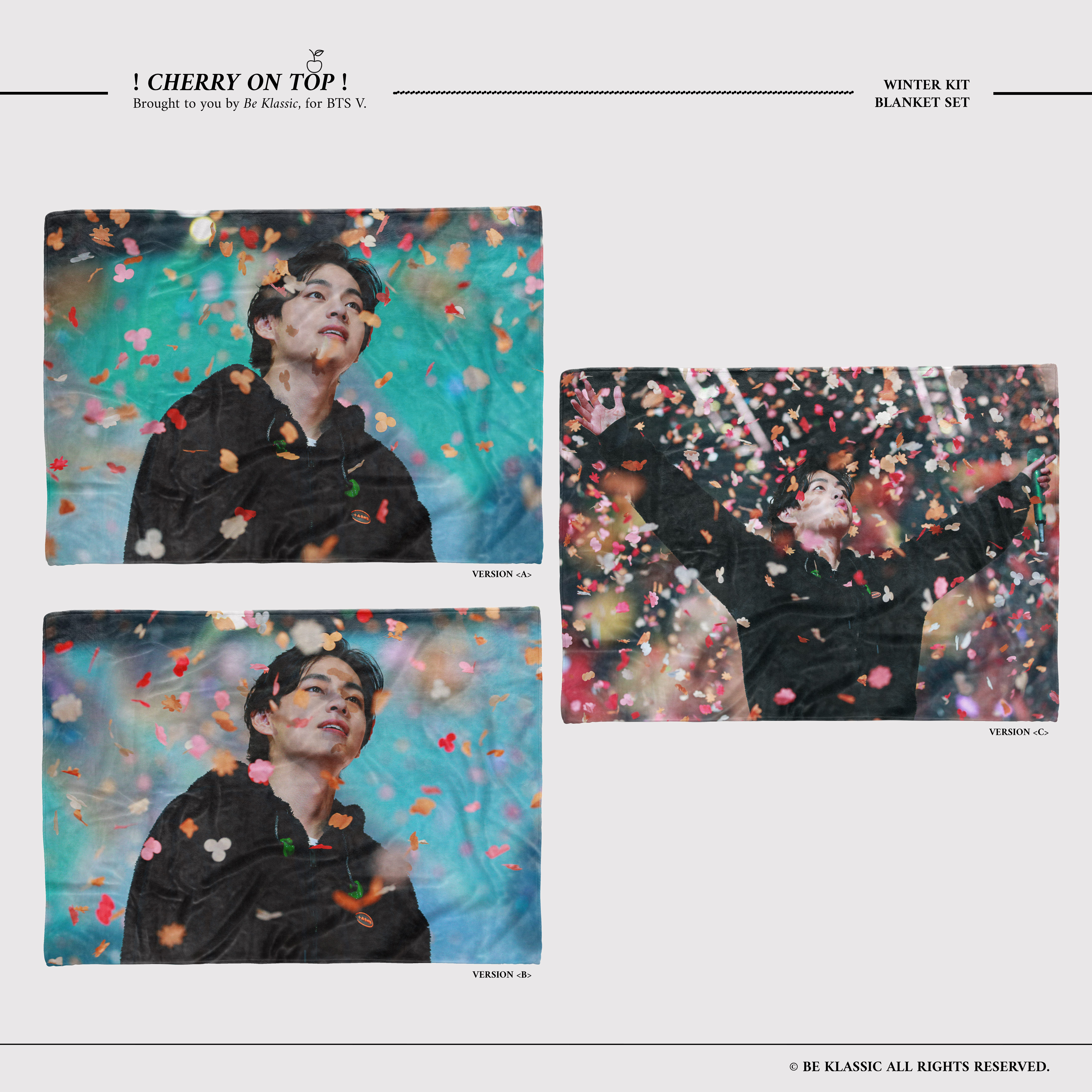 [#BTS] ! CHERRY ON TOP ! - winter blanket kit stock sale