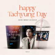 [#BTS] happy Taehyung Day cafe event kit