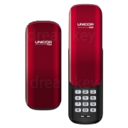 유니코 CB100레드 버튼식 도어락 1WAY(번호전용)