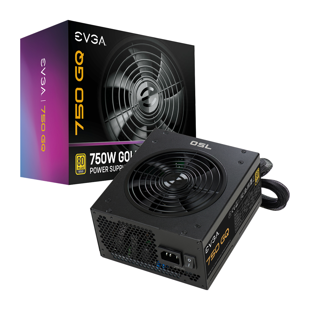 EVGA 750 GQ, 80Plus GOLD 750W