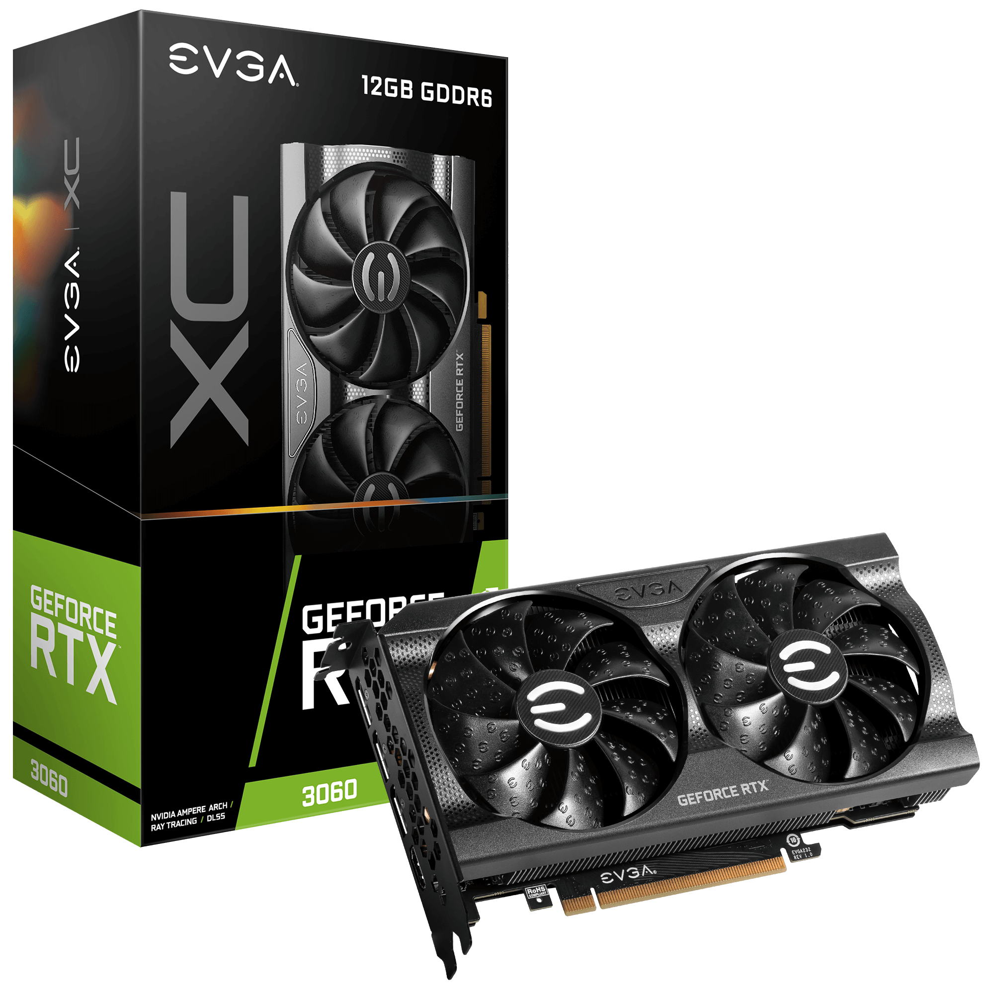 [리퍼비시 AS 3개월 / 벌크] EVGA GeForce RTX 3060 XC GAMING LHR (3657KL) (EV0168-1)