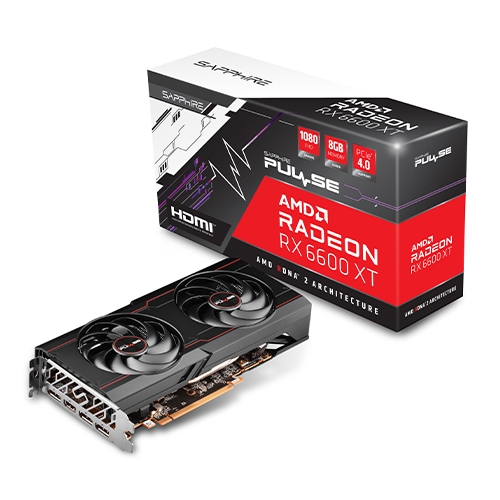 [리퍼비시 AS 3개월 / 벌크] SAPPHIRE 라데온 RX 6600 XT PULSE OC D6 8GB Dual-X (SP0457-1)