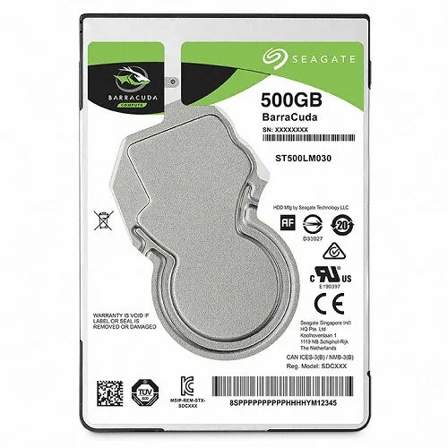 Seagate BarraCuda 5400/128M/노트북용 (ST500LM030, 500GB)