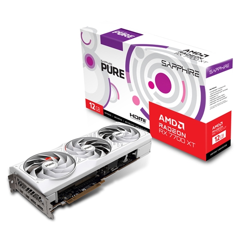 SAPPHIRE 라데온 RX 7700 XT PURE OC D6 12GB