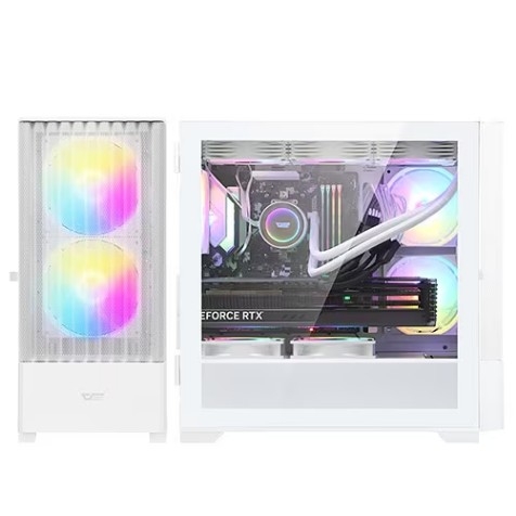 darkFlash DNM600 MAX MESH RGB (화이트) 미니타워 케이스