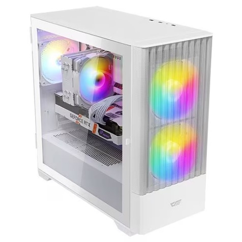 darkFlash DNM600 MAX MESH RGB (화이트) 미니타워 케이스