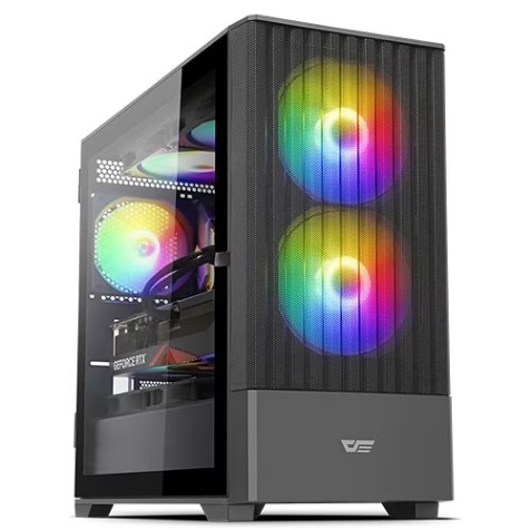 darkFlash DNM600 MAX MESH RGB (블랙) 미니타워 케이스