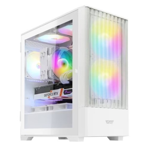 darkFlash DNM600 MESH RGB (화이트) 미니타워 케이스