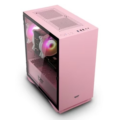 darkFlash DLM22 RGB 강화유리 (핑크) 미니타워 케이스