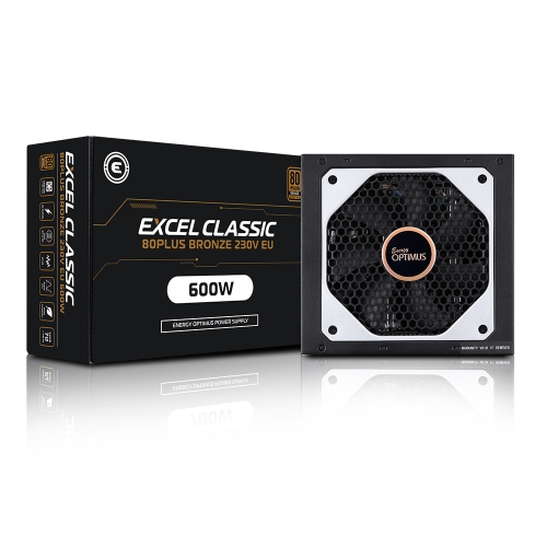 에너지옵티머스 EXCEL CLASSIC 600W 80PLUS BRONZE 230V EU